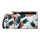 Retro Summer Pineapple v3 // Premium Vinyl Wrap Skin Kit Compatible with the Nintendo Switch 2