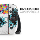 Retro Summer Pineapple v3 // Premium Vinyl Wrap Skin Kit Compatible with the Nintendo Switch 2