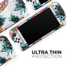 Retro Summer Pineapple v3 // Premium Vinyl Wrap Skin Kit Compatible with the Nintendo Switch 2