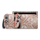 Rose Gold Lace Pattern 14 // Premium Vinyl Wrap Skin Kit Compatible with the Nintendo Switch 2