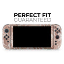 Rose Gold Lace Pattern 14 // Premium Vinyl Wrap Skin Kit Compatible with the Nintendo Switch 2