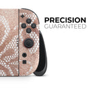 Rose Gold Lace Pattern 14 // Premium Vinyl Wrap Skin Kit Compatible with the Nintendo Switch 2