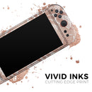 Rose Gold Lace Pattern 14 // Premium Vinyl Wrap Skin Kit Compatible with the Nintendo Switch 2
