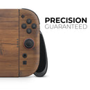 Rough-Cut Wood Plank // Premium Vinyl Wrap Skin Kit Compatible with the Nintendo Switch 2