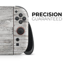Rough White Wood // Premium Vinyl Wrap Skin Kit Compatible with the Nintendo Switch 2