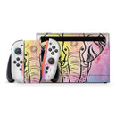 Sacred Elephant Watercolor // Premium Vinyl Wrap Skin Kit Compatible with the Nintendo Switch 2