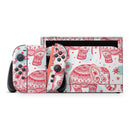 Sacred Red Elephant and Polkadots // Premium Vinyl Wrap Skin Kit Compatible with the Nintendo Switch 2