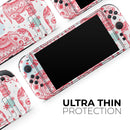 Sacred Red Elephant and Polkadots // Premium Vinyl Wrap Skin Kit Compatible with the Nintendo Switch 2
