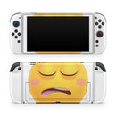 Sigh Friendly Emoticons // Premium Vinyl Wrap Skin Kit Compatible with the Nintendo Switch 2