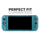 Signature Blue Wood Planks // Premium Vinyl Wrap Skin Kit Compatible with the Nintendo Switch 2