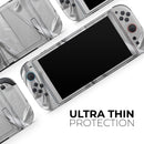 Silver Duct Tape // Premium Vinyl Wrap Skin Kit Compatible with the Nintendo Switch 2