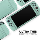 Simple Mint Pastel Color // Premium Vinyl Wrap Skin Kit Compatible with the Nintendo Switch 2