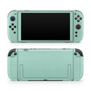 Simple Mint Pastel Color // Premium Vinyl Wrap Skin Kit Compatible with the Nintendo Switch 2