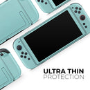 Simple Teal Pastel Color // Premium Vinyl Wrap Skin Kit Compatible with the Nintendo Switch 2