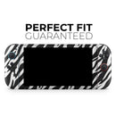 Simple Vector Zebra Animal Print // Premium Vinyl Wrap Skin Kit Compatible with the Nintendo Switch 2