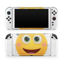 Smiley Friendly Emoticons // Premium Vinyl Wrap Skin Kit Compatible with the Nintendo Switch 2