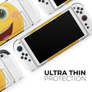 Smiley V2 Friendly Emoticons // Premium Vinyl Wrap Skin Kit Compatible with the Nintendo Switch 2