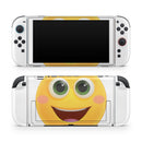 Smiley V2 Friendly Emoticons // Premium Vinyl Wrap Skin Kit Compatible with the Nintendo Switch 2