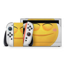 Smiley V3 Friendly Emoticons // Premium Vinyl Wrap Skin Kit Compatible with the Nintendo Switch 2