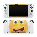 Smiley Weird Friendly Emoticons // Premium Vinyl Wrap Skin Kit Compatible with the Nintendo Switch 2