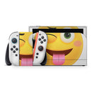 Smiley Wink Friendly Emoticons // Premium Vinyl Wrap Skin Kit Compatible with the Nintendo Switch 2
