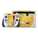 Smiley Wink V2 Friendly Emoticons // Premium Vinyl Wrap Skin Kit Compatible with the Nintendo Switch 2