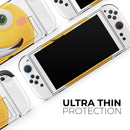Smiley Wink V2 Friendly Emoticons // Premium Vinyl Wrap Skin Kit Compatible with the Nintendo Switch 2