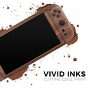 Smooth-Grained Wooden Plank // Premium Vinyl Wrap Skin Kit Compatible with the Nintendo Switch 2