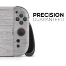 Smooth Gray Wood // Premium Vinyl Wrap Skin Kit Compatible with the Nintendo Switch 2