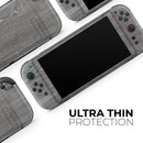 Smooth Gray Wood V2 // Premium Vinyl Wrap Skin Kit Compatible with the Nintendo Switch 2