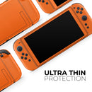 Solid Burnt Orange // Premium Vinyl Wrap Skin Kit Compatible with the Nintendo Switch 2