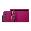 Solid Dark Pink V2 // Premium Vinyl Wrap Skin Kit Compatible with the Nintendo Switch 2