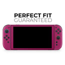Solid Dark Pink V2 // Premium Vinyl Wrap Skin Kit Compatible with the Nintendo Switch 2