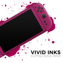 Solid Dark Pink V2 // Premium Vinyl Wrap Skin Kit Compatible with the Nintendo Switch 2