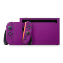 Solid Dark Purple // Premium Vinyl Wrap Skin Kit Compatible with the Nintendo Switch 2