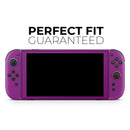 Solid Dark Purple // Premium Vinyl Wrap Skin Kit Compatible with the Nintendo Switch 2