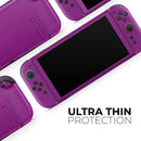 Solid Dark Purple // Premium Vinyl Wrap Skin Kit Compatible with the Nintendo Switch 2