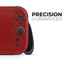 Solid Dark Red // Premium Vinyl Wrap Skin Kit Compatible with the Nintendo Switch 2