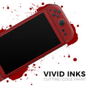Solid Dark Red // Premium Vinyl Wrap Skin Kit Compatible with the Nintendo Switch 2