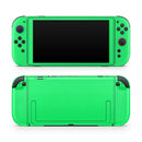 Solid Green V2 // Premium Vinyl Wrap Skin Kit Compatible with the Nintendo Switch 2
