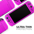 Solid Hot Pink V2 // Premium Vinyl Wrap Skin Kit Compatible with the Nintendo Switch 2