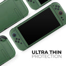 Solid Hunter Green // Premium Vinyl Wrap Skin Kit Compatible with the Nintendo Switch 2