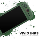 Solid Hunter Green // Premium Vinyl Wrap Skin Kit Compatible with the Nintendo Switch 2