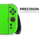 Solid Lime Green V2 // Premium Vinyl Wrap Skin Kit Compatible with the Nintendo Switch 2