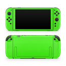 Solid Lime Green V2 // Premium Vinyl Wrap Skin Kit Compatible with the Nintendo Switch 2