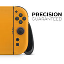 Solid Orange // Premium Vinyl Wrap Skin Kit Compatible with the Nintendo Switch 2