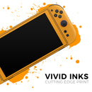 Solid Orange // Premium Vinyl Wrap Skin Kit Compatible with the Nintendo Switch 2