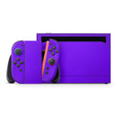 Solid Purple // Premium Vinyl Wrap Skin Kit Compatible with the Nintendo Switch 2