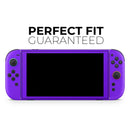 Solid Purple // Premium Vinyl Wrap Skin Kit Compatible with the Nintendo Switch 2