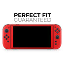 Solid Red // Premium Vinyl Wrap Skin Kit Compatible with the Nintendo Switch 2